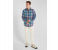 Springfield 099554188 Small Linen Shirt for Men - Turquoise 1 in UAE