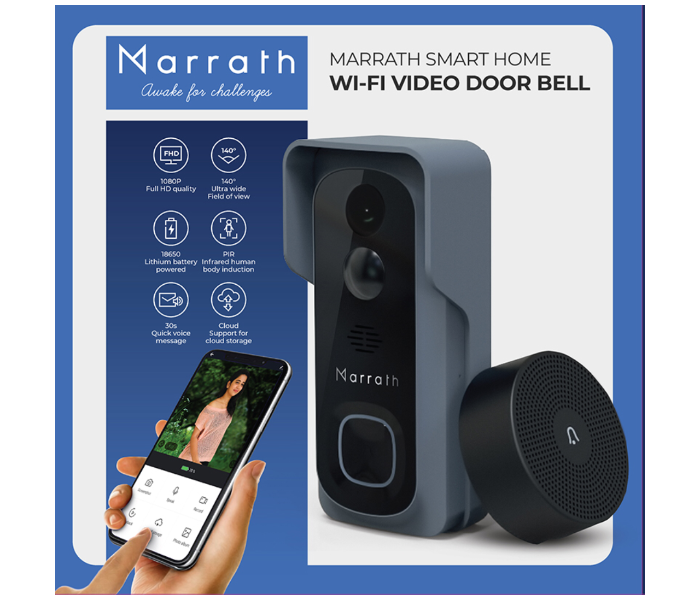 شراء Marrath Smart Video Door Bell87198 السعر في قطر ، الدوحة