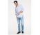Springfield 099325514 Small Linen Shirt for Men - Medium Blue 1 in UAE