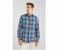 Springfield 099554188 Large Linen Shirt for Men - Turquoise 3 in OMAN