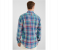 Springfield 099554188 Small Linen Shirt for Men - Turquoise 4 in UAE