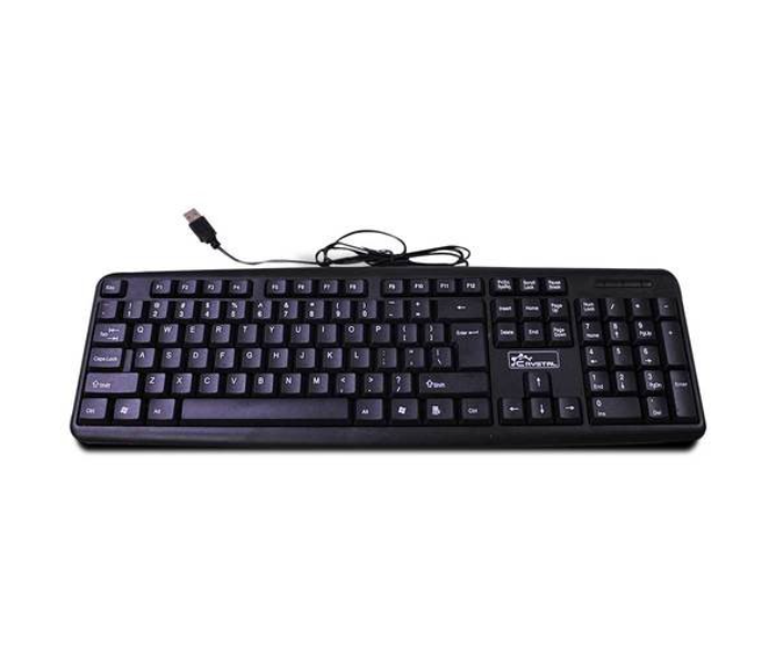 Crystal CY-K11 Desktop Keyboard - Black 1 in UAE