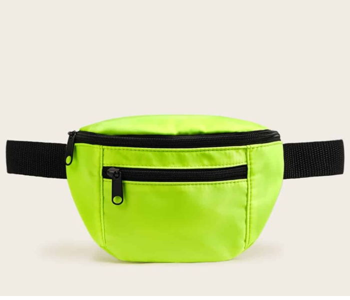 neon lime fanny pack