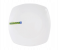Royalford RF8756 10-inch Porcelain Ware Square Flat Plate - White 1 in UAE