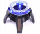 Solar Powered 360 Degree Rotating Watch Phone Jewellery Display Stand - Black 1 in OMAN