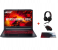 Acer Nitro 5 AN515-55-709E 15.6 Inch FHD Intel Core i7-10750H Processor 32GB RAM 1TB SSD 6GB GTX 1660Ti Graphics Dos with Headset Mouse Mousepad - Black 2 in UAE
