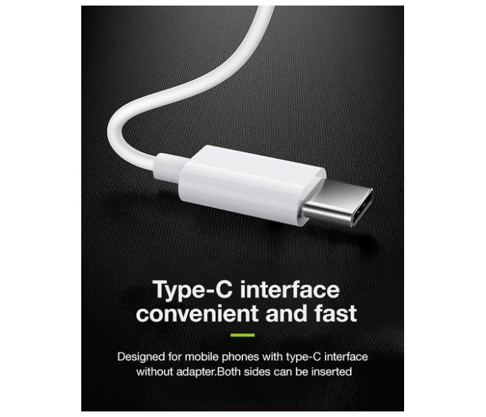 IQ Touch SOLO S5 Wired Earphone with Type C Connector - White 3 in UAE