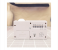 Generic Voice Control Alarm Clock With Projection - Off White 3 in OMAN