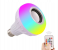 Stylish 12W Wireless Bluetooth Multicolor Smart LED Lamp Speaker with Remote Control - White 1 in OMAN