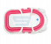 Generic Children Folding Bath Tub - Pink and White 2 in OMAN