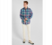 Springfield 099554188 XXXL Linen Shirt for Men - Turquoise 1 in UAE