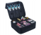 Travel Makeup Cosmetic Case Organizer Portable Artist Storage Bag With Adjustable Dividers For Makeup Brushes Toiletry Jewelry Digital Accessories - Black 1 in OMAN