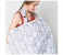 Cotton Classy Breastfeeding Nursing Cover - Blue and White 1 in UAE