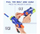 Manual Air Blaster EVA Soft Bomb Gun Shooting Toys for Kids - Blue 3 in OMAN