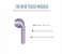 TWS Wireless Bluetooth Airpod - Purple 3 in KSA
