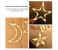 Makingtec 2.5m Moon and Star Curtain Light String For Indoor Outdoor Decoration for Christmas 3 in UAE