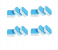 Generic 12-Piece Washing Machine Cleaning Effervescent Tablet Set - Blue 2 in OMAN