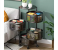 4 Tier Multilayer Rotating Kitchen Shelf - Black 1 in KSA
