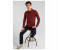 Springfield 022591668 Small Long Sleeve T-Shirt for Men - Wine 3 in UAE