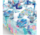 16 Piece Disposable Mermaid Party Supplies - Blue 2 in UAE