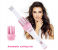 FN- Cute Professional Auto Rotating Automatic Hair Curler Iron White and Pink 2 in UAE