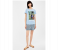 Springfield 138617407 XS Short Sleeve Fancy T-Shirt for Women - Light Blue 1 in UAE