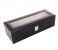 6 Slot PU Leather Watch Display Storage Box - Black 2 in OMAN
