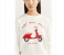 Springfield 108732097 Small Sweat Shirt For Women - White 2 in UAE