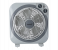 Olsenmark OMF1723 12-inch 2 Speed Box Fan - White&Grey 1 in UAE