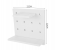 JA-FN Set of 6 Pieces Wall Mounted Plastic Hole Board Storage Kitchen Shelf Rack 2 in UAE