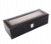 6 Slot PU Leather Watch Display Storage Box - Black 3 in OMAN