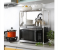 Portable Telescopic Stainless Steel Framework Oven Stand - Silver 1 in UAE