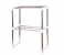 Portable Telescopic Stainless Steel Framework Oven Stand - Silver 3 in UAE