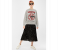 Springfield 108606546 Medium Sweat Shirt for Women - Grey 1 in UAE