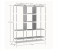 88130- WARDROBE STORAGE FOR HOME 130x45x175 JA116 3 in UAE