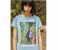 Springfield 138617407 Small Short Sleeve Fancy T-Shirt for Women - Light Blue 2 in UAE