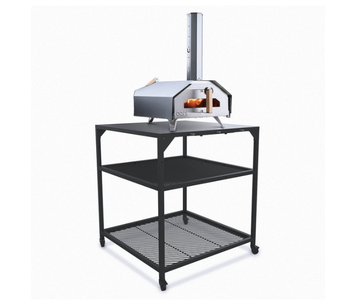 Ooni UU-P0AC00 Large Size Powder Coated Carbon Steel Modular Table - Black 2 in UAE