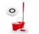 Easy 360 Degree Spinning Mop Bucket Set With 1 Free Mop Head - Red 1 in UAE