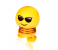 Fashion Spring Bounce Grinning Smiley Doll Toy for Car Dashboard Maglo faxes - (Yellow) 2 in UAE