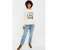 Springfield 108605797 Small Sweat Shirt for Women - White 1 in UAE