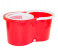 Easy 360 Degree Spinning Mop Bucket Set With 1 Free Mop Head - Red 8 in UAE