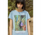 Springfield 138617407 XS Short Sleeve Fancy T-Shirt for Women - Light Blue 2 in UAE