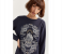 Springfield 108725801 Small Sweat Shirt for Women - Black 2 in UAE