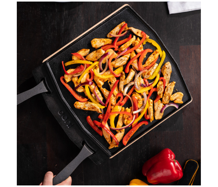 OONI CAST IRON GRIZZLER PAN  Review - Chicken Fajitas First Cook