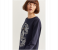 Springfield 108725801 Extra Small Sweat Shirt for Women - Black 3 in UAE
