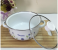 JA185-2 Reoona Round Non-Stick Hot Pot Enamel Casserole Set With Glass Lid 10 Pieces - White 4 in UAE