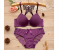 Beautiful Butterfly Embroidered Bridal Wired Lingerie EU 40 - Purple 1 in UAE