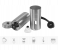 FN-Portable Stainless Steel Manual Coffee Bean Grinder - Silver 2 in UAE