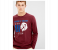 Springfield 022662969 Small Long Sleeve T-Shirt for Men - Maroon 2 in UAE