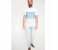 Springfield 328327596 Medium Knitted T-Shirt for Men - Light Blue 1 in UAE